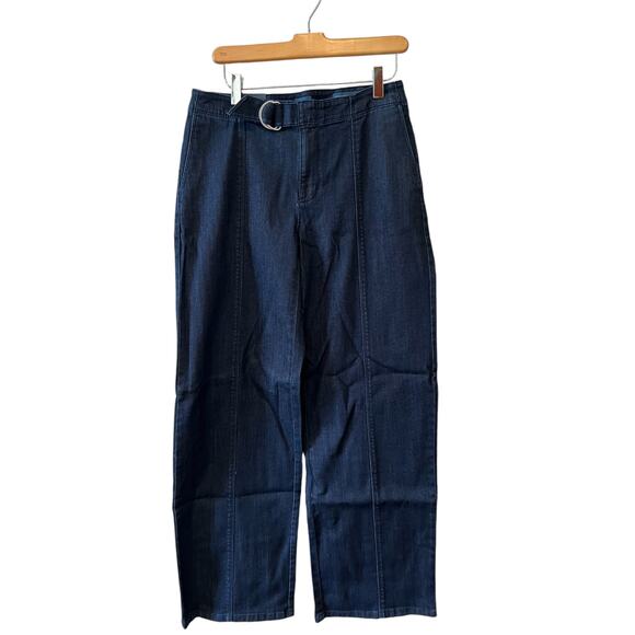 J Jill Tailored Wide Leg Denim Trouser Jeans 6 - Picture 2 of 7